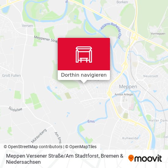 Meppen Versener Straße / Am Stadtforst Karte