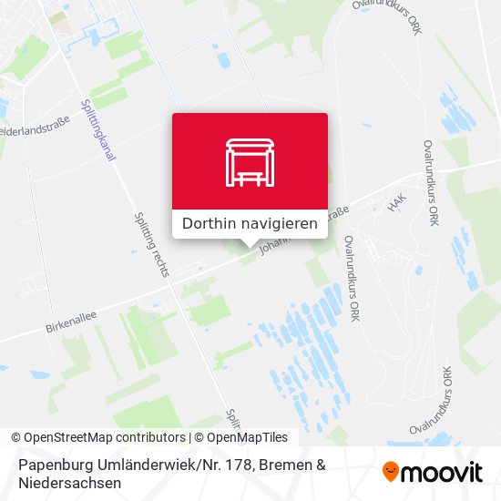 Papenburg Umländerwiek/Nr. 178 Karte