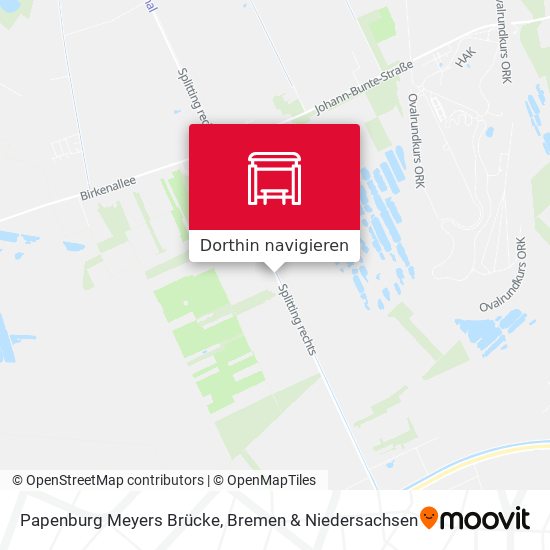 Papenburg Meyers Brücke Karte