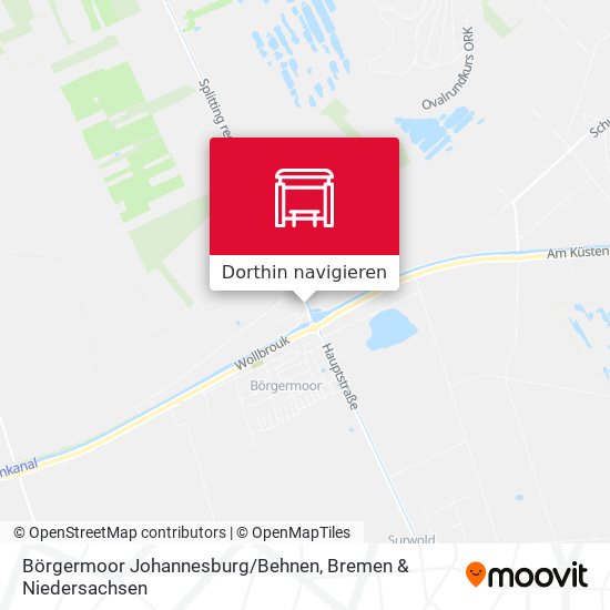 Börgermoor Johannesburg/Behnen Karte