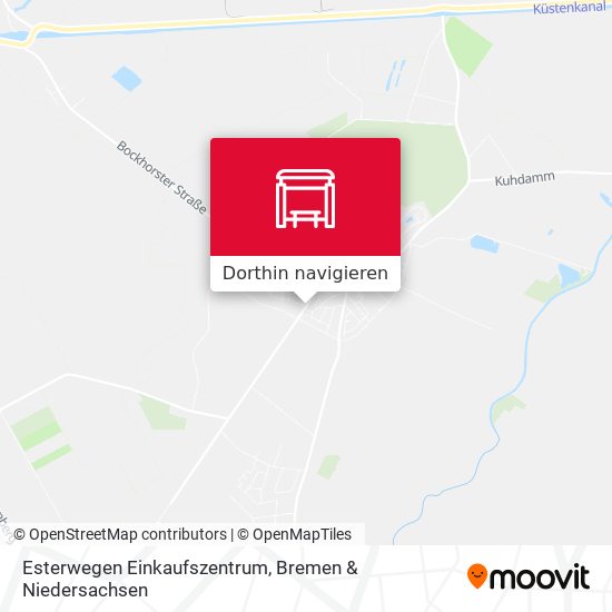 Esterwegen Einkaufszentrum Karte