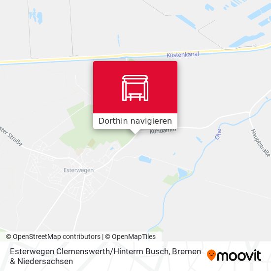 Esterwegen Clemenswerth / Hinterm Busch Karte