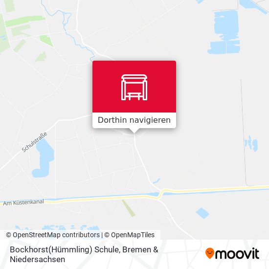 Bockhorst(Hümmling) Schule Karte