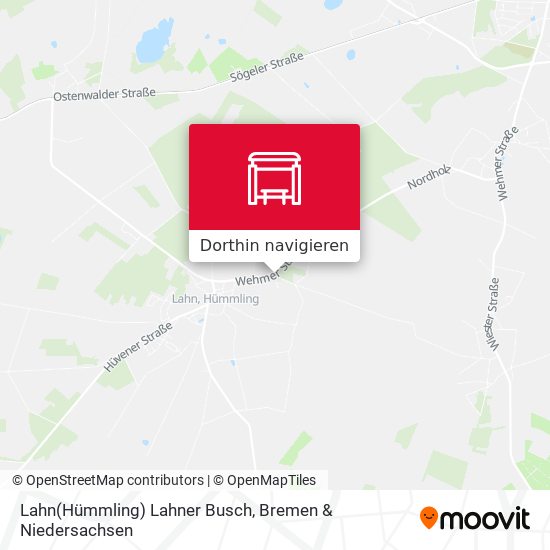 Lahn(Hümmling) Lahner Busch Karte