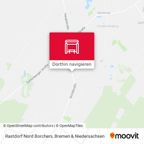 Rastdorf Nord Borchers Karte