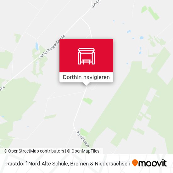Rastdorf Nord Alte Schule Karte