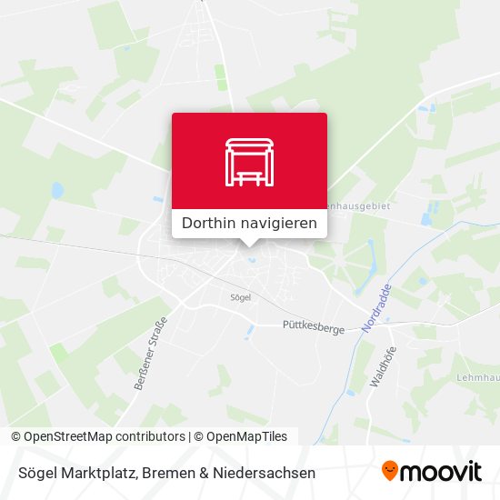 Sögel Marktplatz Karte