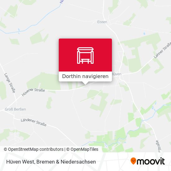 Hüven West Karte