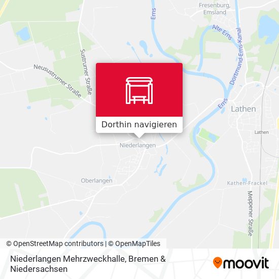 Niederlangen Mehrzweckhalle Karte