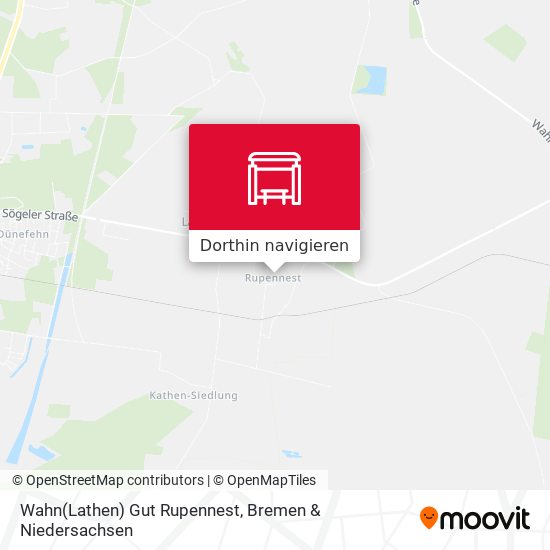 Wahn(Lathen) Gut Rupennest Karte