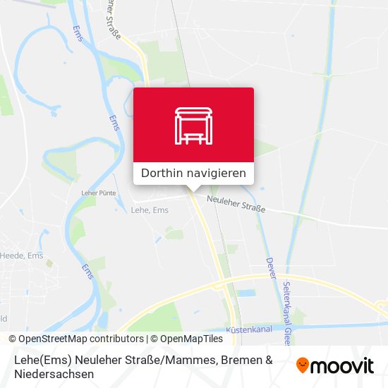 Lehe(Ems) Neuleher Straße / Mammes Karte