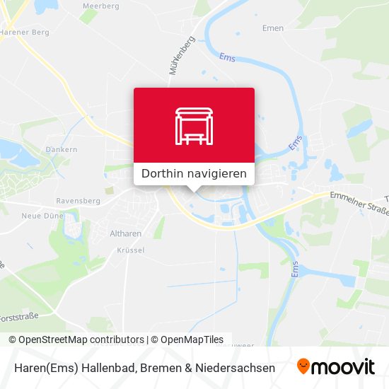 Haren(Ems) Hallenbad Karte