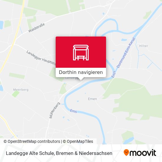 Landegge Alte Schule Karte