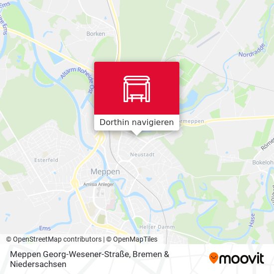 Meppen Georg-Wesener-Straße Karte