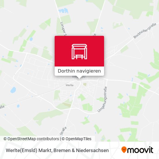 Werlte(Emsld) Markt Karte