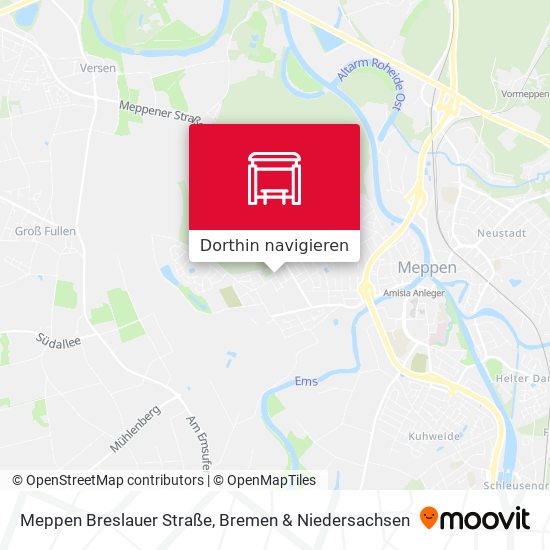 Meppen Breslauer Straße Karte