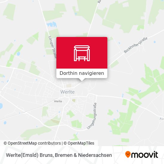 Werlte(Emsld) Bruns Karte