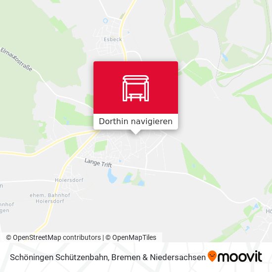 Schöningen Schützenbahn Karte