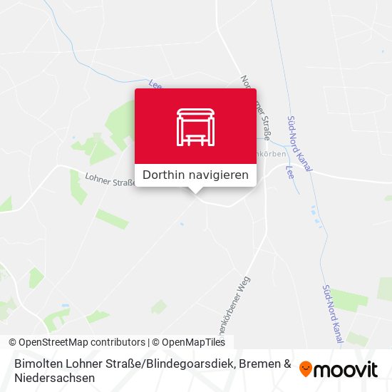 Bimolten Lohner Straße / Blindegoarsdiek Karte