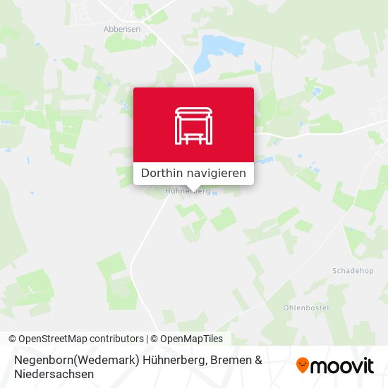 Negenborn(Wedemark) Hühnerberg Karte