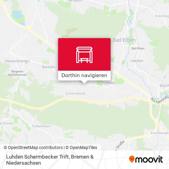 Luhden Schermbecker Trift Karte