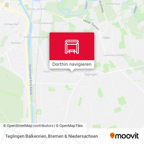 Teglingen Balkenrien Karte