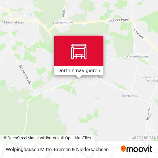 Wölpinghausen Mitte Karte