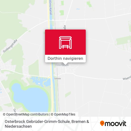Osterbrock Gebrüder-Grimm-Schule Karte