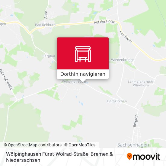 Wölpinghausen Fürst-Wolrad-Straße Karte