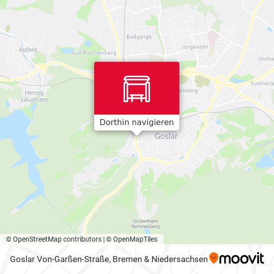 Goslar Von-Garßen-Straße Karte