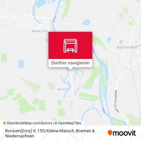 Borsum(Ems) K 155 / Kleine Marsch Karte
