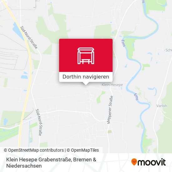 Klein Hesepe Grabenstraße Karte