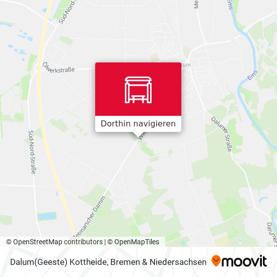 Dalum(Geeste) Kottheide Karte