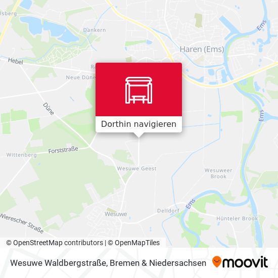 Wesuwe Waldbergstraße Karte