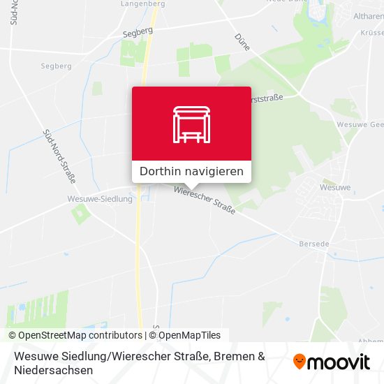 Wesuwe Siedlung / Wierescher Straße Karte