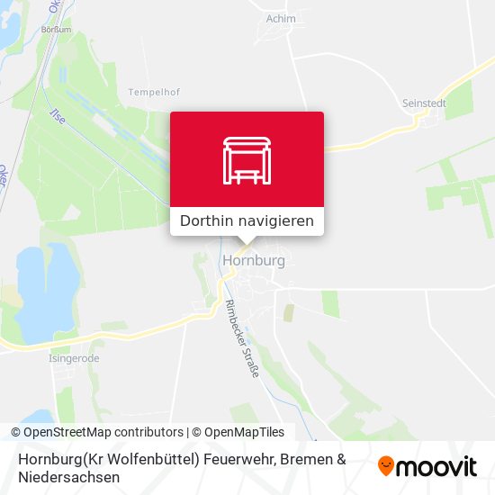 Hornburg(Kr Wolfenbüttel) Feuerwehr Karte