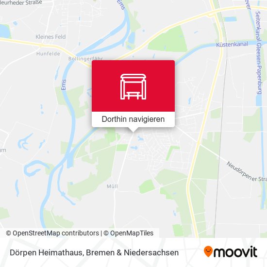 Dörpen Heimathaus Karte
