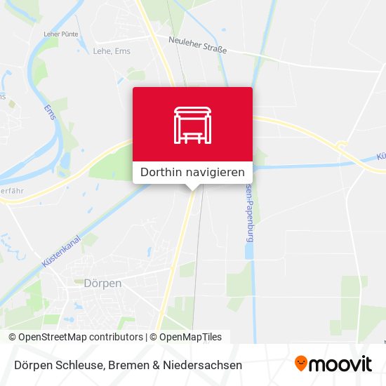 Dörpen Schleuse Karte