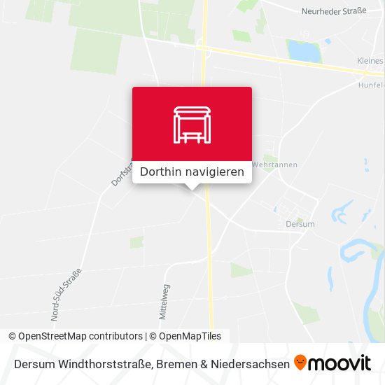 Dersum Windthorststraße Karte