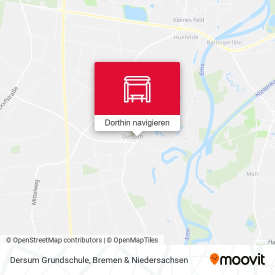 Dersum Grundschule Karte