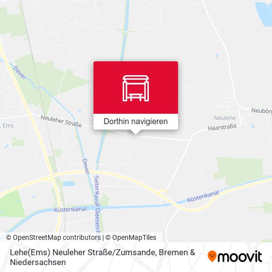 Lehe(Ems) Neuleher Straße / Zumsande Karte