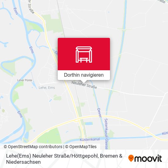 Lehe(Ems) Neuleher Straße / Höttgepohl Karte