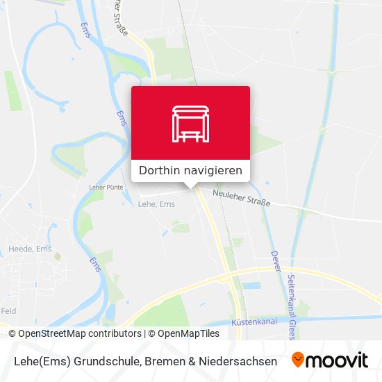 Lehe(Ems) Grundschule Karte