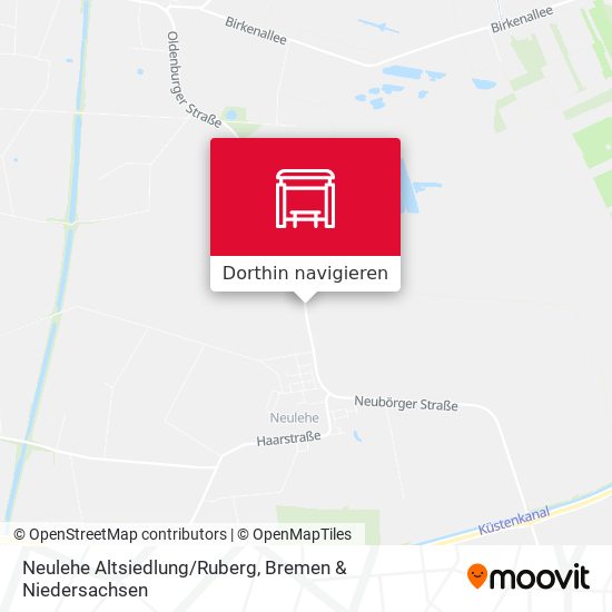 Neulehe Altsiedlung/Ruberg Karte