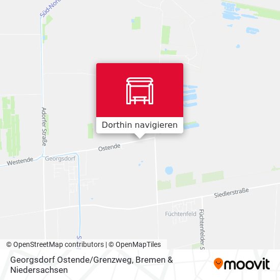 Georgsdorf Ostende/Grenzweg Karte