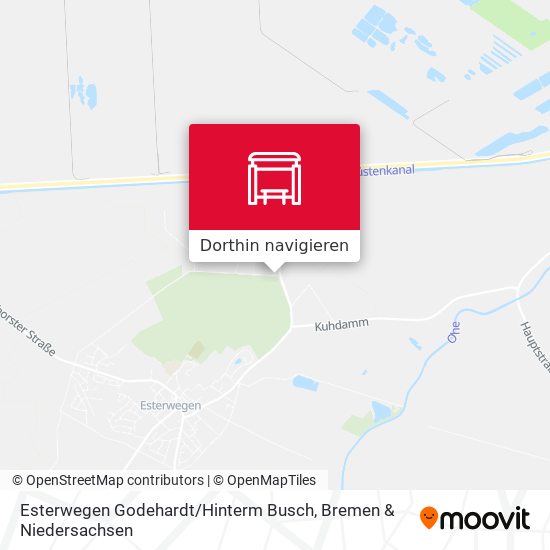 Esterwegen Godehardt / Hinterm Busch Karte