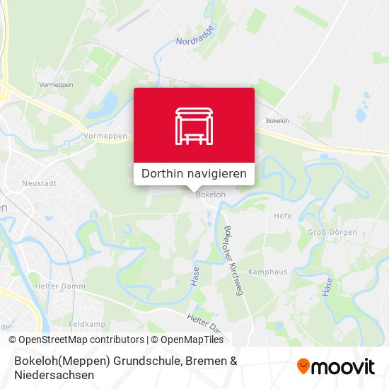 Bokeloh(Meppen) Grundschule Karte