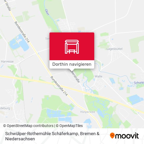 Schwülper-Rothemühle Schäferkamp Karte