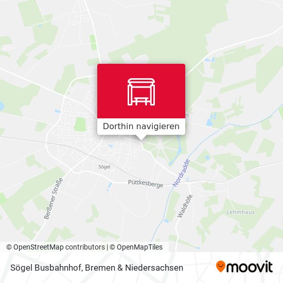 Sögel Busbahnhof Karte