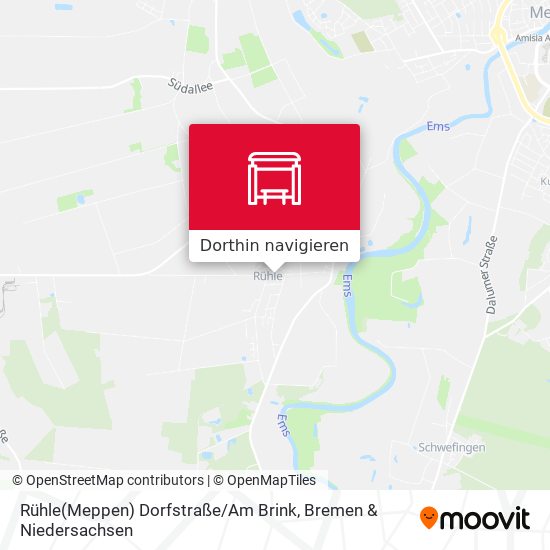 Rühle(Meppen) Dorfstraße / Am Brink Karte